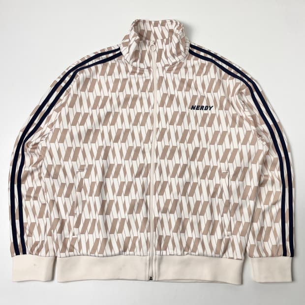 [택포] 널디 심볼 패턴 트랙탑 져지 M