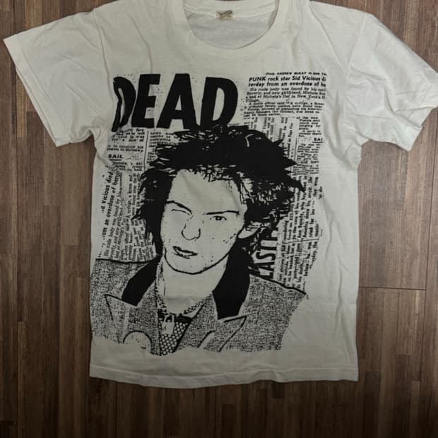 빈티지 밴드티 80s sid vicious