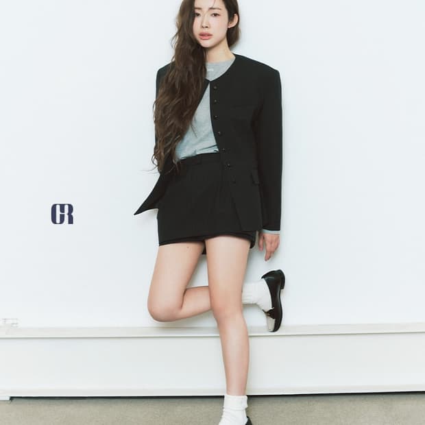 (새제품)차정원 그로브 로앤 자켓(블랙)