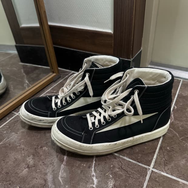 릭오웬즈 다크쉐도우 반스 하이탑 275 