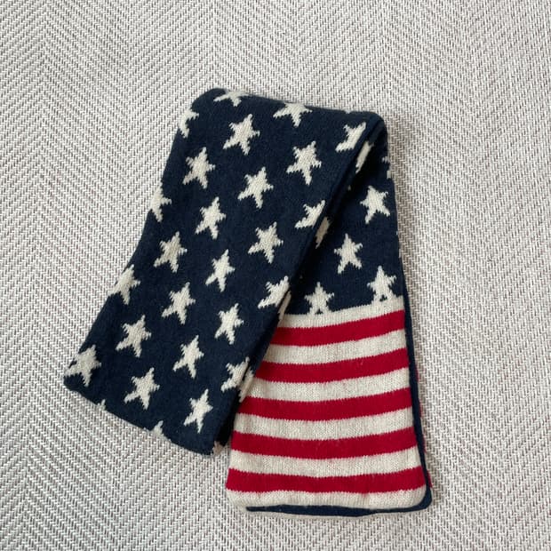 아메리칸빈티지 성조기 울 머플러 