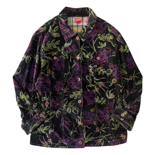 오일릴리 벨루어 트러커 자켓