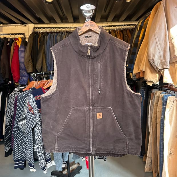 칼하트 쉐르파 라이닝 컨버스 베스트