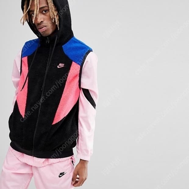 나이키 리버시블 후드 블랙멀티 XL