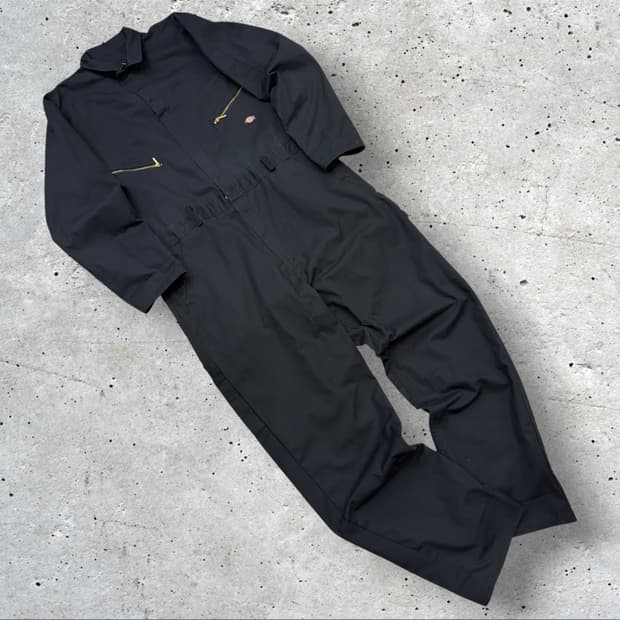 디키즈 블랙 점프수트 오버롤 작업복 D634