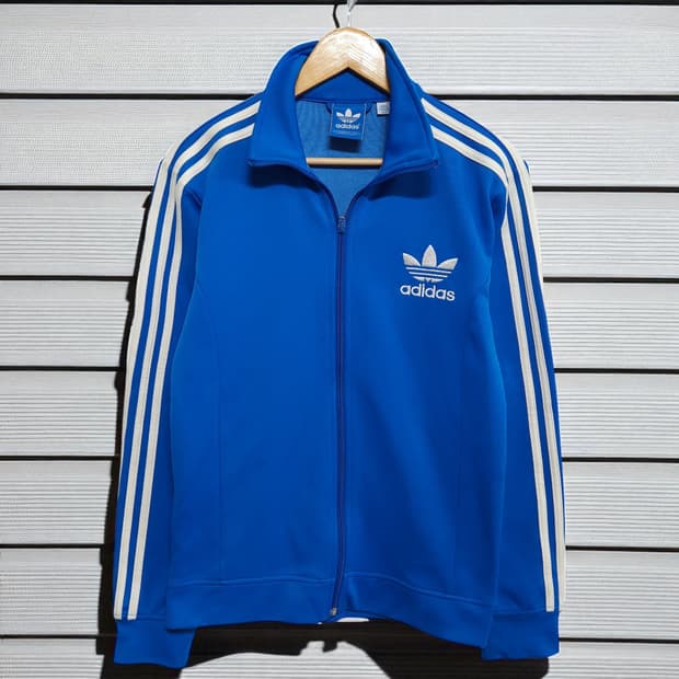 100)ADIDAS 아디다스 유로파 블루 져지 자켓