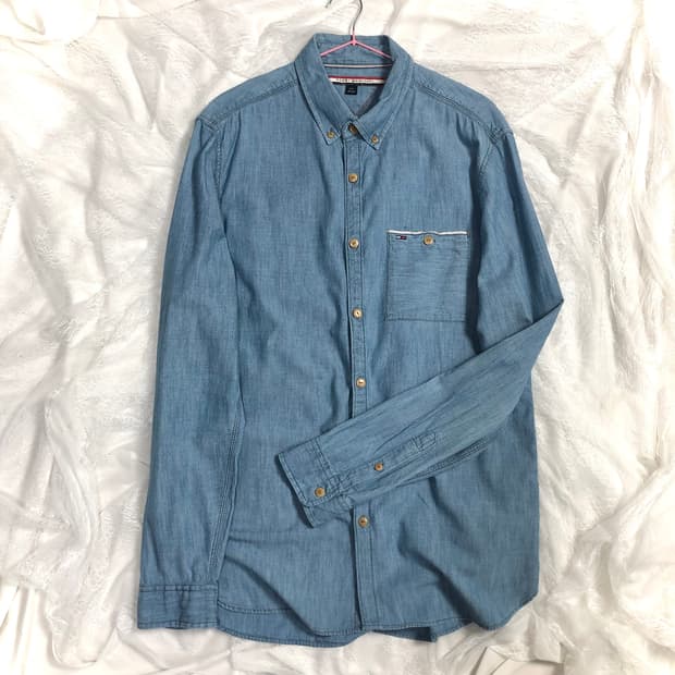 타미 하늘 데님 셔츠