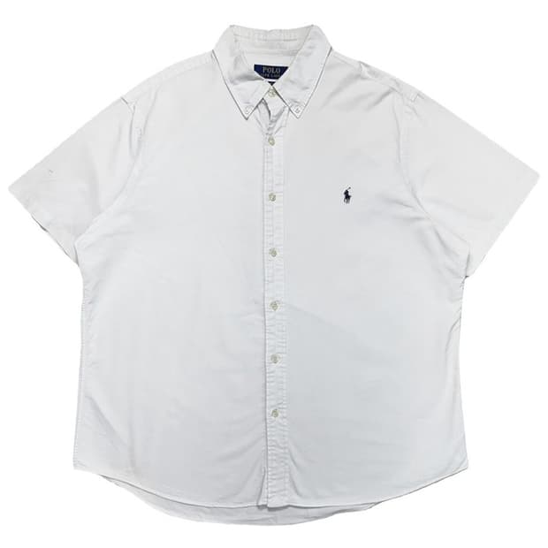 RALPH LAUREN 옥스포드 반팔 셔츠 XL/TG