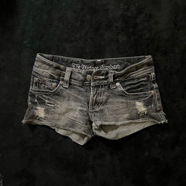 워싱데님 숏팬츠
