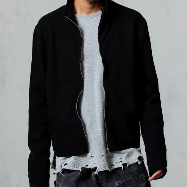 아르반 리파인드 퍼커링 크롭 져지 리파인드 블랙 3