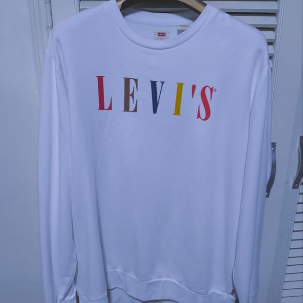 오버핏 XL 리바이스 맨투맨티셔츠 스웻셔츠