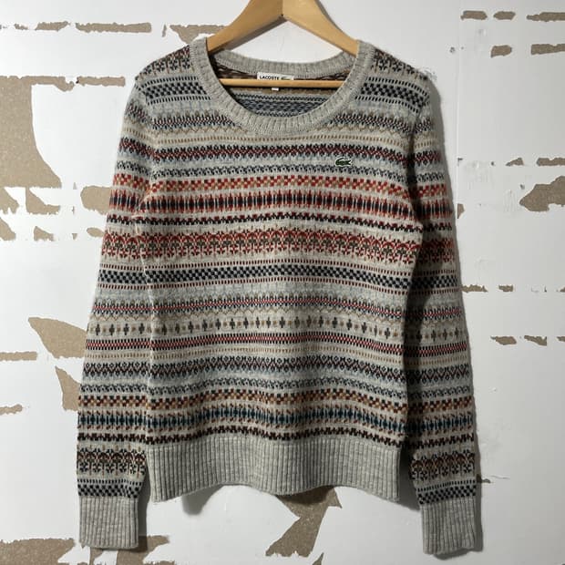 라코스테 페어아일 니트