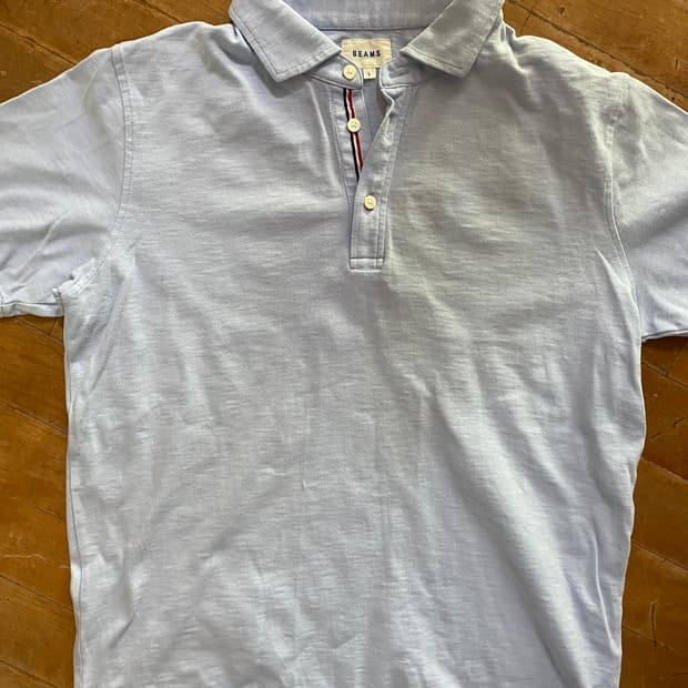 (미착용) 빔즈 L 사이즈 하늘색 폴로티 105