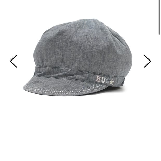 허그유어스킨 워시드 데님 뉴스보이 캡(그래니쉬 블루)