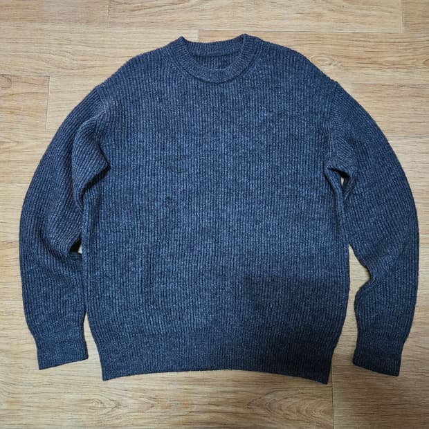 무인양품 야크울 크루넥니트