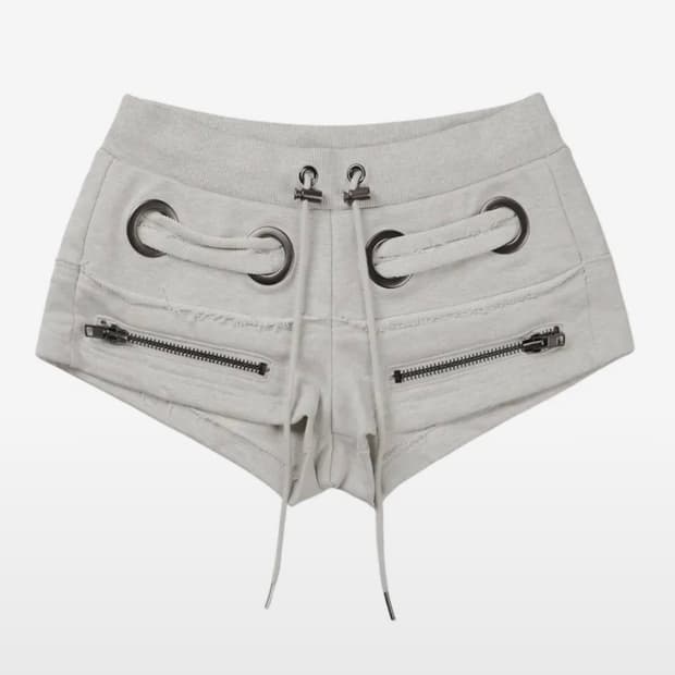 보니앤키예 Eyelet Short Pants (Oatmeal)