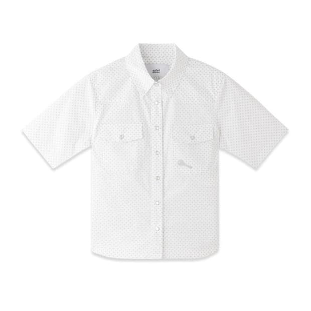 사파리스팟 웨스턴 도트 키 셔츠 SIZE 1