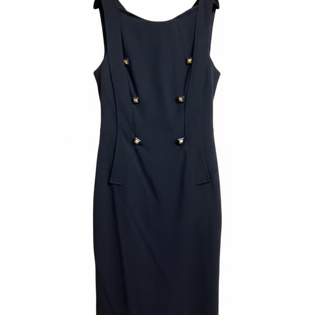 [Givenchy] 지방시 스터드 울 미디 드레스 (IT 40)