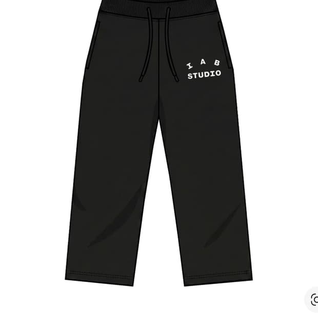 미개봉 아이앱 스튜디오 아이앱 스웨트팬츠 블랙