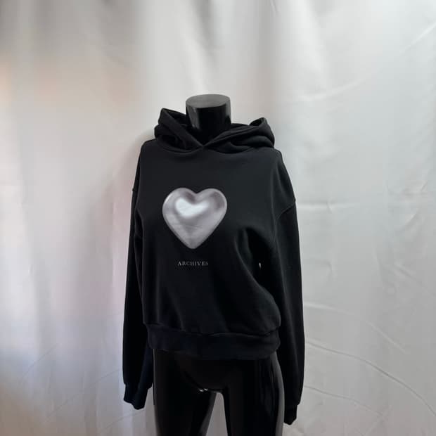 2000 archives / 2000아카이브 하트 프린팅 후드