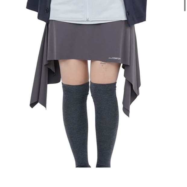 지초이컴포트 25-003 Flared Skirt - Ash