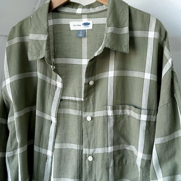 Boyfriend fit high gauge natural cotton