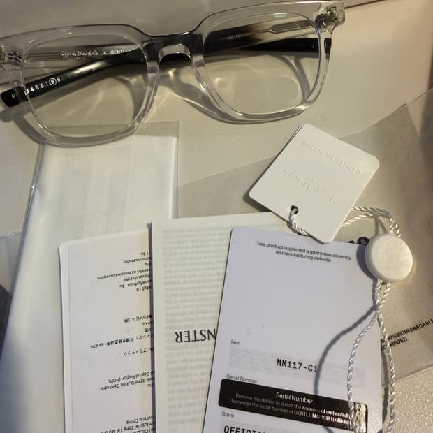 젠틀몬스터 마르지엘라 콜라보 안경 클리어 mm117