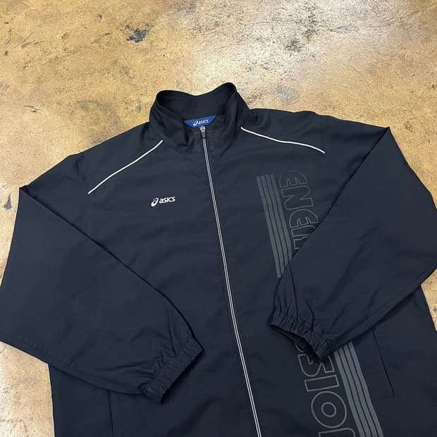 [정품/110] 아식스 빈티지 바람막이 자켓 b14