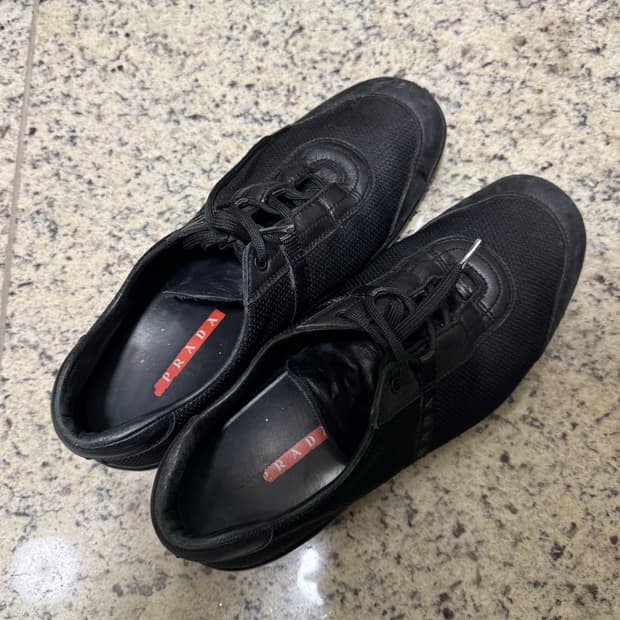 프라다 아메리카컵 플랫 스니커즈 275