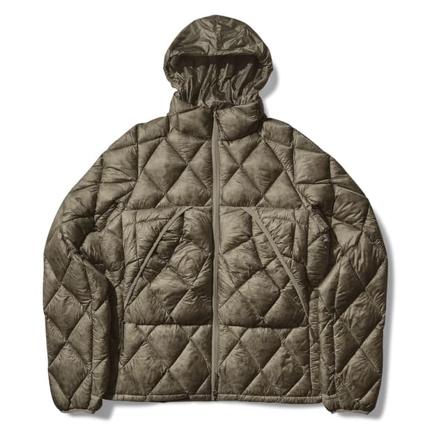 [M] 로아 누나 800 필 파워 후드 다운 자켓 세이지 그린