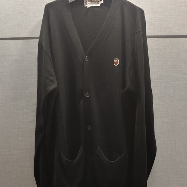 [XL] 베이프 미니사루 가디건 블랙