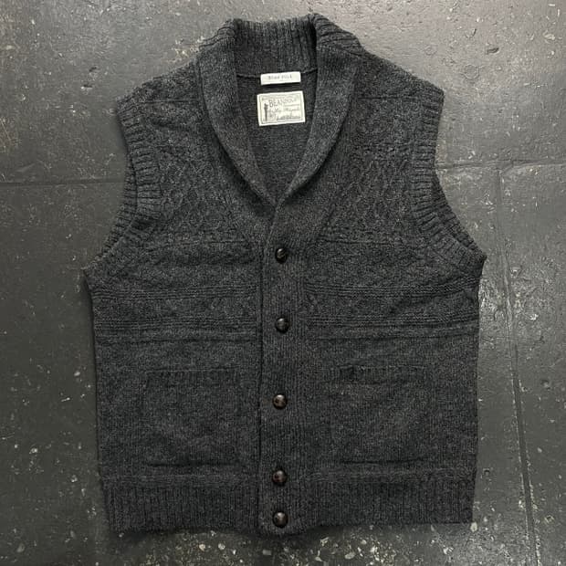100 빈폴 니트 조끼 