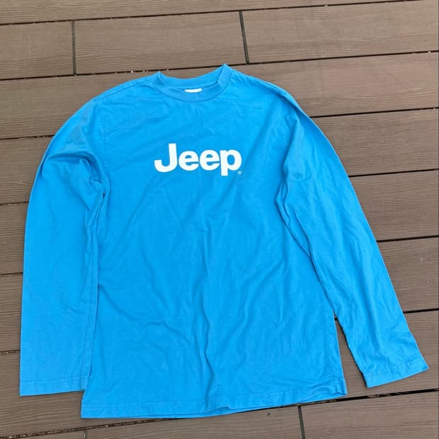 Jeep 스카이블루 세미루즈 롱슬리브