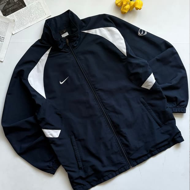 Nike 나이키 빈티지 네이비 윈드브레이커