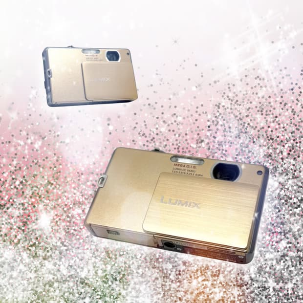 [뽀용&Y2K!] 파나소닉 루믹스 FP3 샴페인골드 디지털카메라