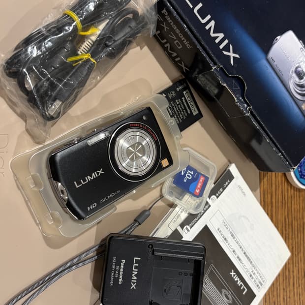 신품급) 파나소닉 루믹스 FX70 빈티지디카 라이카렌즈 