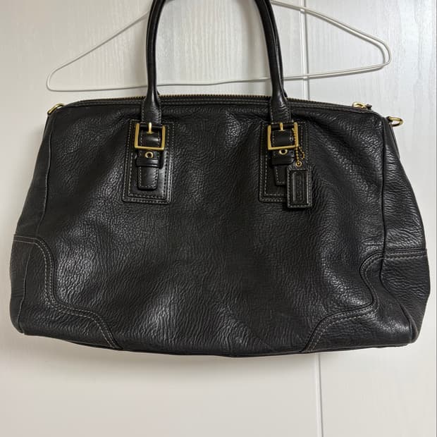 Coach 코치 가죽백 블랙