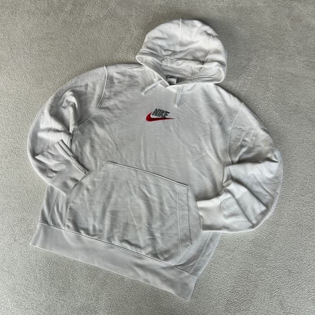 나이키 화이트 후드티