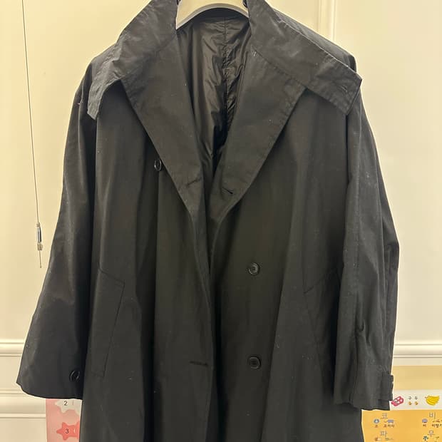 [1] 가브리엘라 콜 가먼츠 NO.65 왁스드 오버사이즈 코트 팝니다