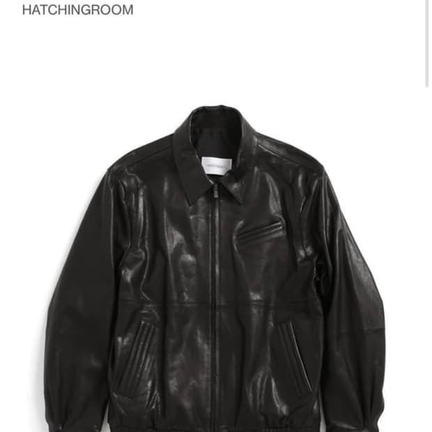 [구매] 해칭룸 볼륨 레더 자켓 블랙 4사이즈