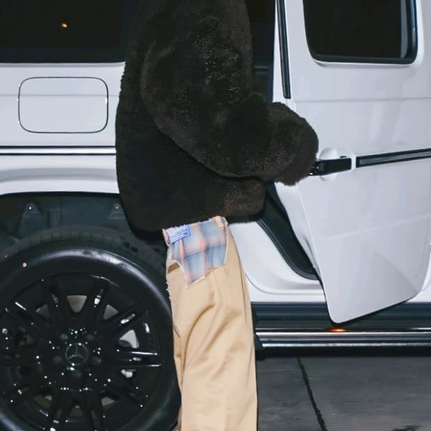 마르지엘라 펜들턴 요크 체크 와이드 팬츠