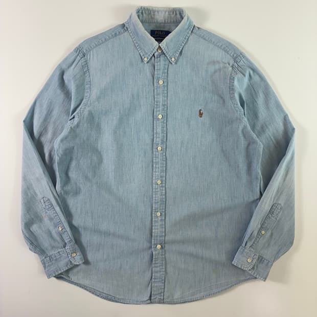 Polo 폴로 랄프로렌 신형 샴브레이 데님 셔츠