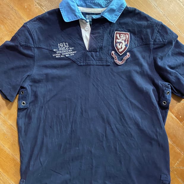 폴로 랄프로렌 남성 네이비 카라티 L (105)