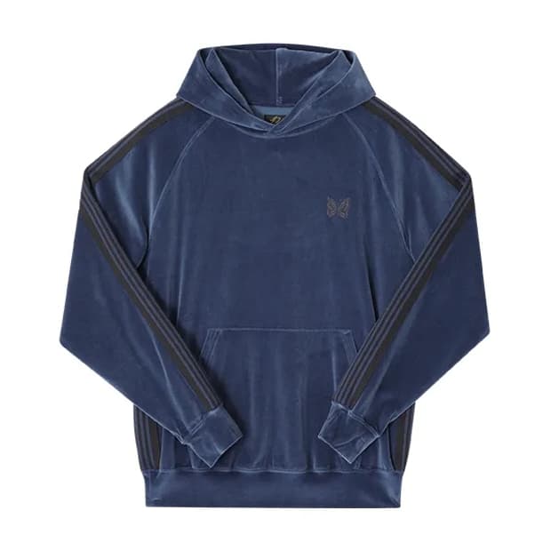 니들스 벨루어 후드 스모크 블루 L