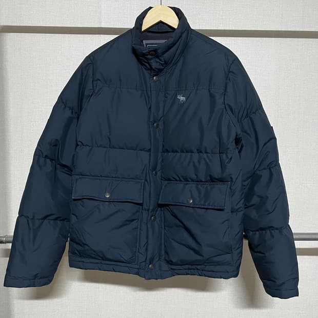 아베크롬비 네이비 푸퍼 패딩 S