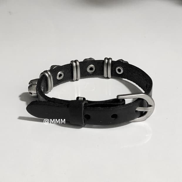 [Unisex] 터키석 소가죽 팔찌