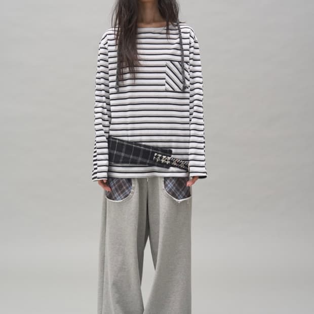 솜속 롱슬리브 HEIDI STRIPE LONG SLEEVE_WHITE