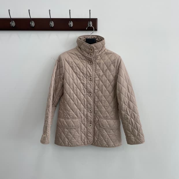 W 버버리 베이지 퀼팅 자켓