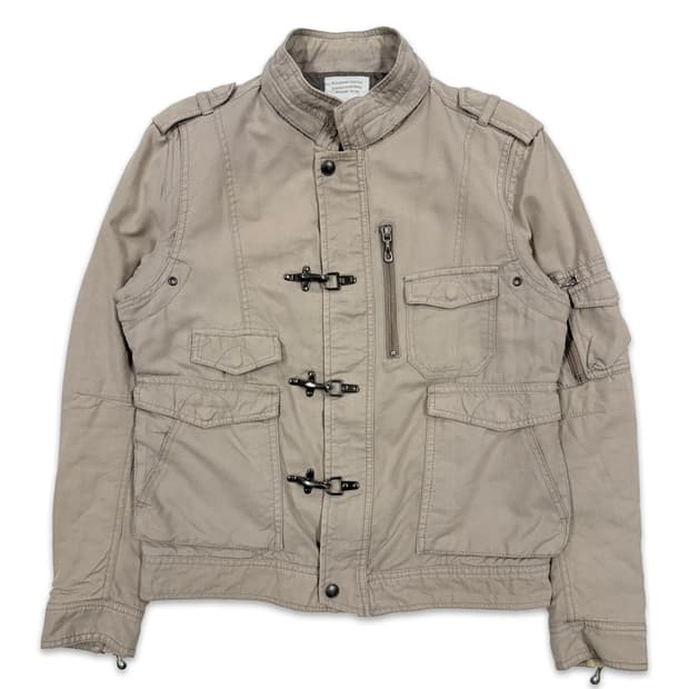 빈티지 Nicole Club for Men 베이지 후크 자켓