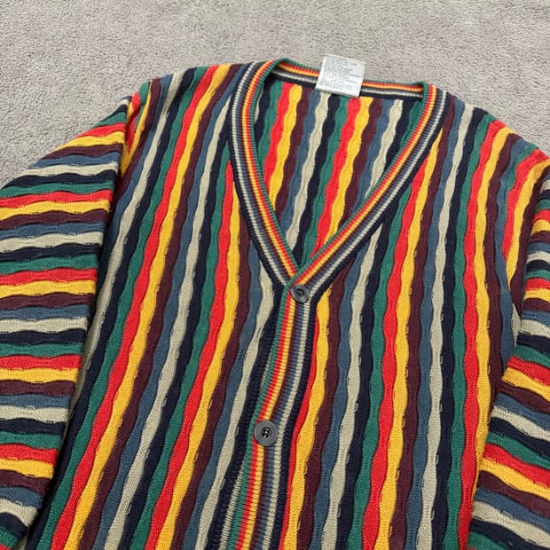 [ 정품/XL ] 쿠지 빈티지 케이블 니트 가디건